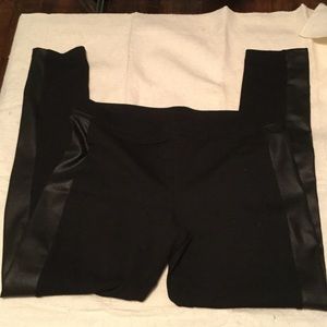 Express Faux Leather Detailed Leggings
